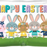 SKS - Ballon Mylar 18" - Happy Easter - Party Shop