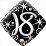 Anagram - Ballon Mylar 18Po - 18 Ans Forme De Losange - Party Shop