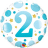 Anagram - Ballon Mylar 18Po - 2 Ans Bleu - Party Shop
