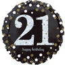 Anagram - Ballon Mylar 18Po - 21 Ans Argent - Party Shop