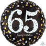 Anagram - Ballon Mylar 18Po - 65 Ans Argent - Party Shop