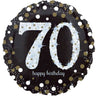Anagram - Ballon Mylar 18Po - 70 Ans Argent - Party Shop