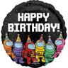 Anagram - Ballon Mylar 18Po  - Among Us (Happy Birthday) - Party Shop
