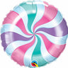Qualatex - Ballon Mylar 18Po - Bonbon Pastel - Party Shop