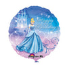 Anagram - Ballon Mylar 18Po - Cendrillon "Happy Birthday" - Party Shop
