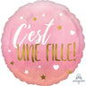 Anagram - Ballon Mylar 18Po - C'Est Une Fille - Party Shop