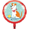 Creative Converting - Ballon Mylar 18Po - Chiens En Fête - Party Shop