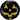 Qualatex - Ballon Mylar 18Po - Citrouille Noir - Party Shop