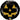 Qualatex - Ballon Mylar 18Po - Citrouille Noir - Party Shop