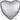 Anagram - Ballon Mylar 18Po - Coeur Satin - Gris Platinum - Party Shop