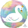Anagram - Ballon Mylar 18Po - Cygne Pastel Iridescent - Party Shop