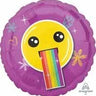 Anagram - Ballon Mylar 18Po - Emoji Avec Sourire Arc-En-Ciel - Party Shop