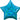 Anagram - Ballon Mylar 18Po - Étoile - Iridescent Bleu Cyan - Party Shop