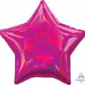 Anagram - Ballon Mylar 18Po - Étoile - Iridescent Magenta - Party Shop