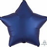 Anagram - Ballon Mylar 18Po - Étoile Satin - Bleu Navy - Party Shop