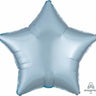 Anagram - Ballon Mylar 18Po - Étoile Satin - Bleu Pastel - Party Shop