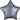 Anagram - Ballon Mylar 18Po - Étoile Satin - Gris Graphite - Party Shop
