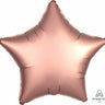 Anagram - Ballon Mylar 18Po - Étoile Satin - Rose Cuivrée - Party Shop