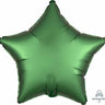 Anagram - Ballon Mylar 18Po - Étoile Satin - Vert Émeraude - Party Shop