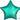 Anagram - Ballon Mylar 18Po - Étoile Satin - Vert Jade - Party Shop