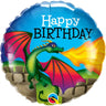 Anagram - Ballon Mylar 18Po - Happy Birthday Medieval - Party Shop