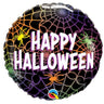 Anagram - Ballon Mylar 18Po - Happy Halloween (Toile D'Araignées) - Party Shop