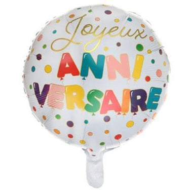 Santex - Ballon Mylar 18Po - Joyeux Anniversaire - Party Shop
