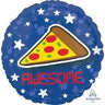 Anagram - Ballon Mylar 18Po - Pizza Awesome - Party Shop