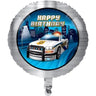 Creative Converting - Ballon Mylar 18Po - Police Happy Birthday - Party Shop