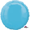 Anagram - Ballon Mylar 18Po - Rond - Bleu Caraibe - Party Shop