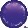 Anagram - Ballon Mylar 18Po - Rond - Mauve - Party Shop