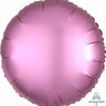 Anagram - Ballon Mylar 18Po - Rond Satin - Rose Flamingo - Party Shop
