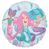 Anagram - Ballon Mylar 18Po - Sirène  En Fete - Party Shop