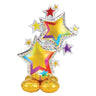 Anagram - Ballon Mylar Airloonz - Étoile Multicolore - Party Shop