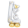 Anagram - Ballon Mylar Airloonz - Love - Mariage - Party Shop