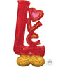 Anagram - Ballon Mylar Airloonz - Love (Rouge) - Party Shop