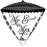 Anagram - Ballon Mylar Diamondz - Mr Et Mrs - Party Shop