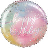 Anagram - Ballon Mylar Jumbo - Happy Birthday Pastel - Party Shop