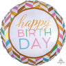 Anagram - Ballon Mylar Jumbo - Happy Birthday Pastel - Party Shop