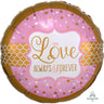 Anagram - Ballon Mylar Jumbo - Love Always & Forever - Party Shop