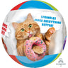 Anagram - Ballon Mylar Orbz - Chats Avanti - Party Shop