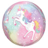 Anagram - Ballon Mylar Orbz - Licorne Pastel - Party Shop
