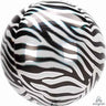 Anagram - Ballon Mylar Orbz - Zèbre - Party Shop