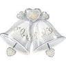 Anagram - Ballon Mylar Supershape 35Po - Cloches De Mariage - Party Shop