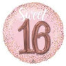 Anagram - Ballon Mylar Supershape - 3D Sweet 16 - Party Shop