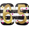 Anagram - Ballon Mylar Supershape - 65 Ans Glamour - Party Shop