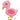 Anagram - Ballon Mylar Supershape - Bébé Flamant Rose - Party Shop