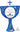 Anagram - Ballon Mylar Supershape - Calice Bleu Première Communion - Party Shop