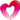 Qualatex - Ballon Mylar Supershape - Coeur Rose Et Rouge - Party Shop