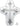 Anagram - Ballon Mylar Supershape - Croix Blanche - Party Shop